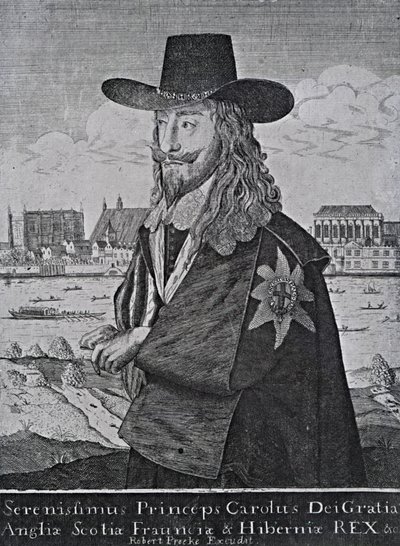 Portret van koning Charles I door Anthony van Dyck